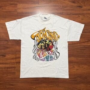 Vintage Aerosmith Just Press Play 2001 World Tour Medium TShirt Vtg Y2K Band Tee